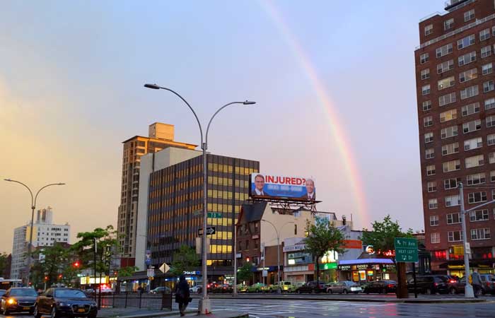 rainbow injury attorneys billboard